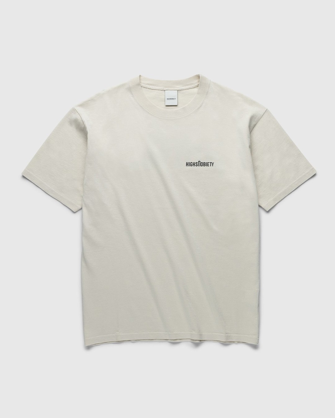 BRAUN x Highsnobiety – Logo T-Shirt Eggshell - T-Shirts - Beige - Image 2