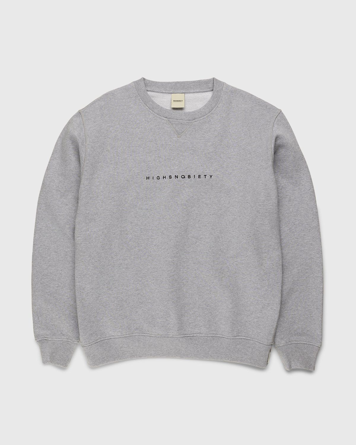 Highsnobiety – Staples Crew Heather Grey - Sweats - Grey - Image 1
