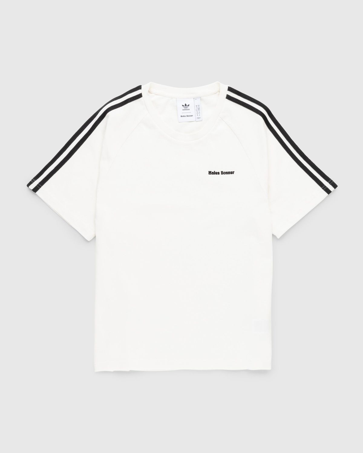 Adidas x Wales Bonner – Organic Cotton Tee Chalk White - T-shirts - White - Image 1