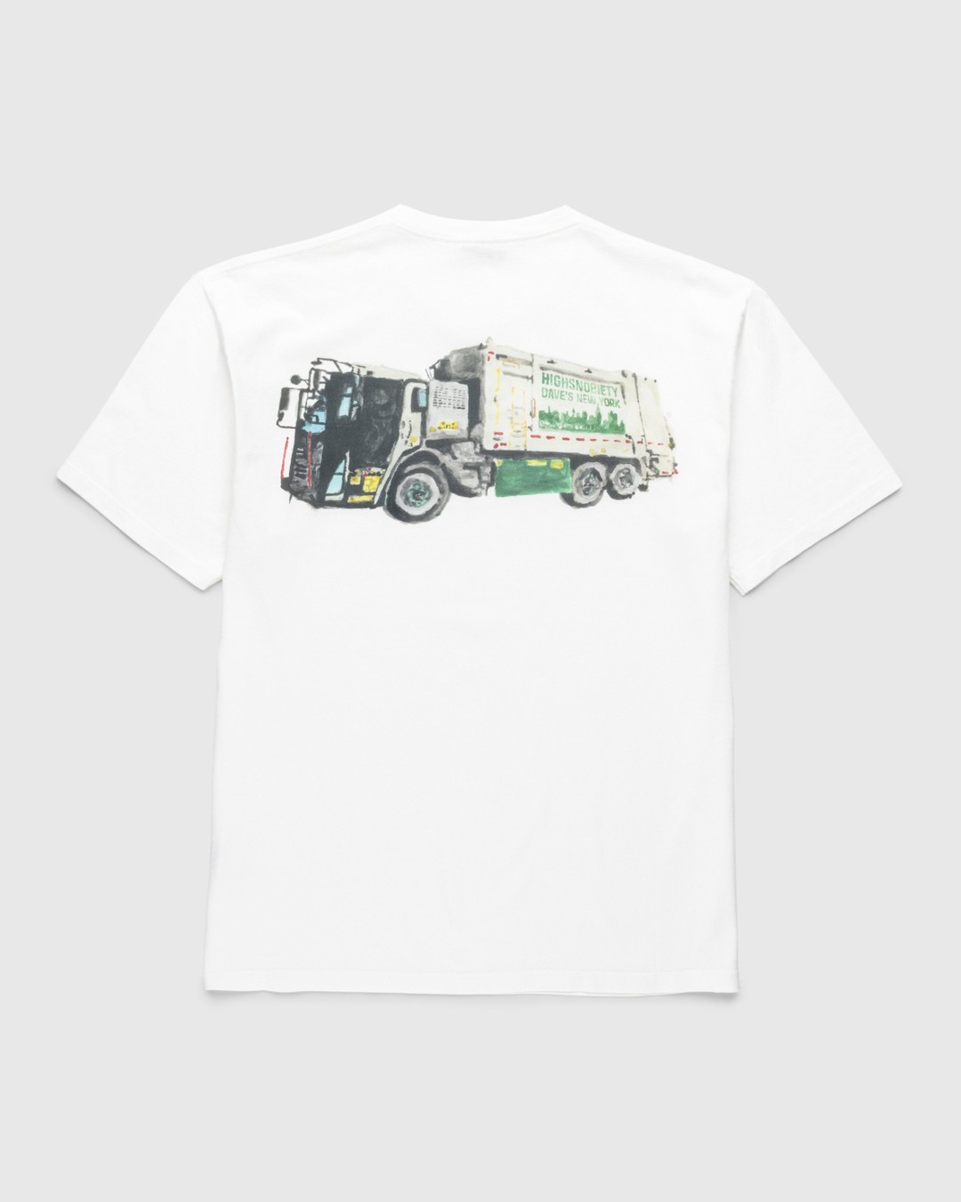 Dave's New York x Highsnobiety –  Sanitation Truck T-Shirt White - T-shirts - White - Image 1
