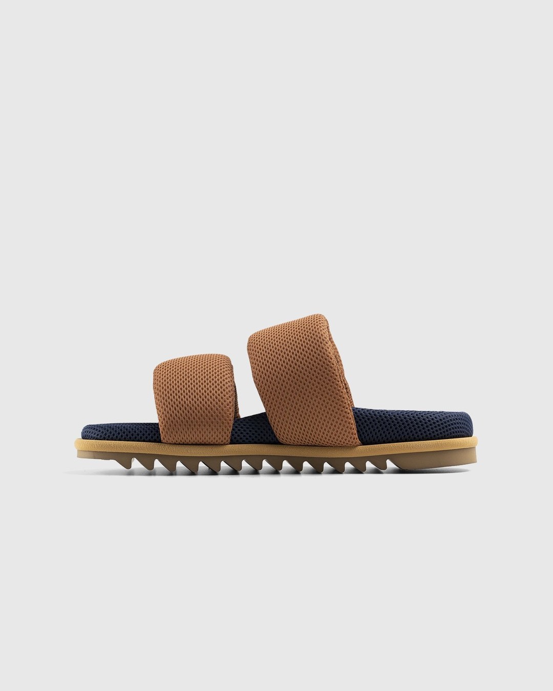 Dries van Noten – Double Strap Sandals Brown/Navy - Sandals - Brown - Image 2
