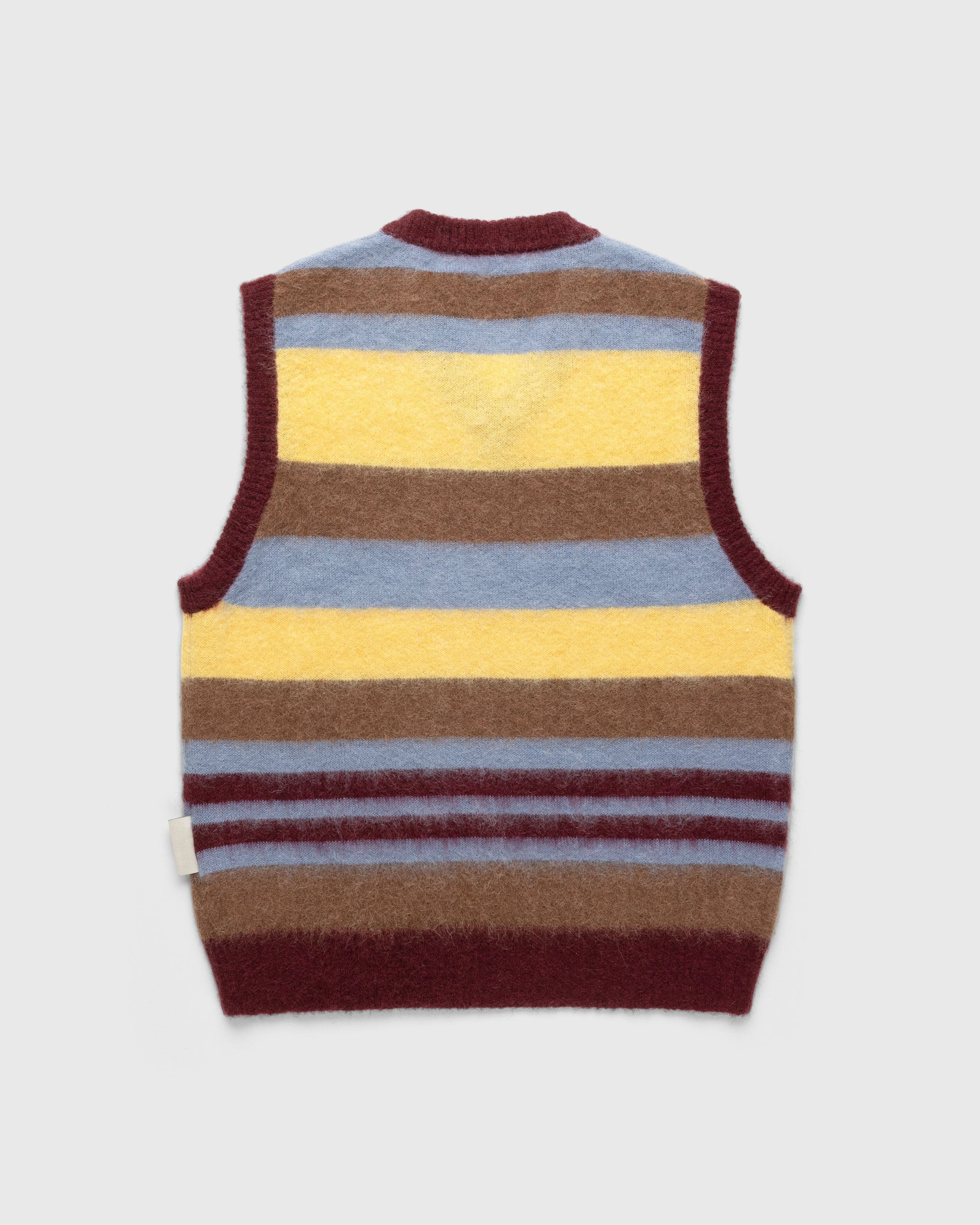 Highsnobiety – Alpaca Gradient Sweater Vest Yellow/Red - Knitwear - Multi - Image 2