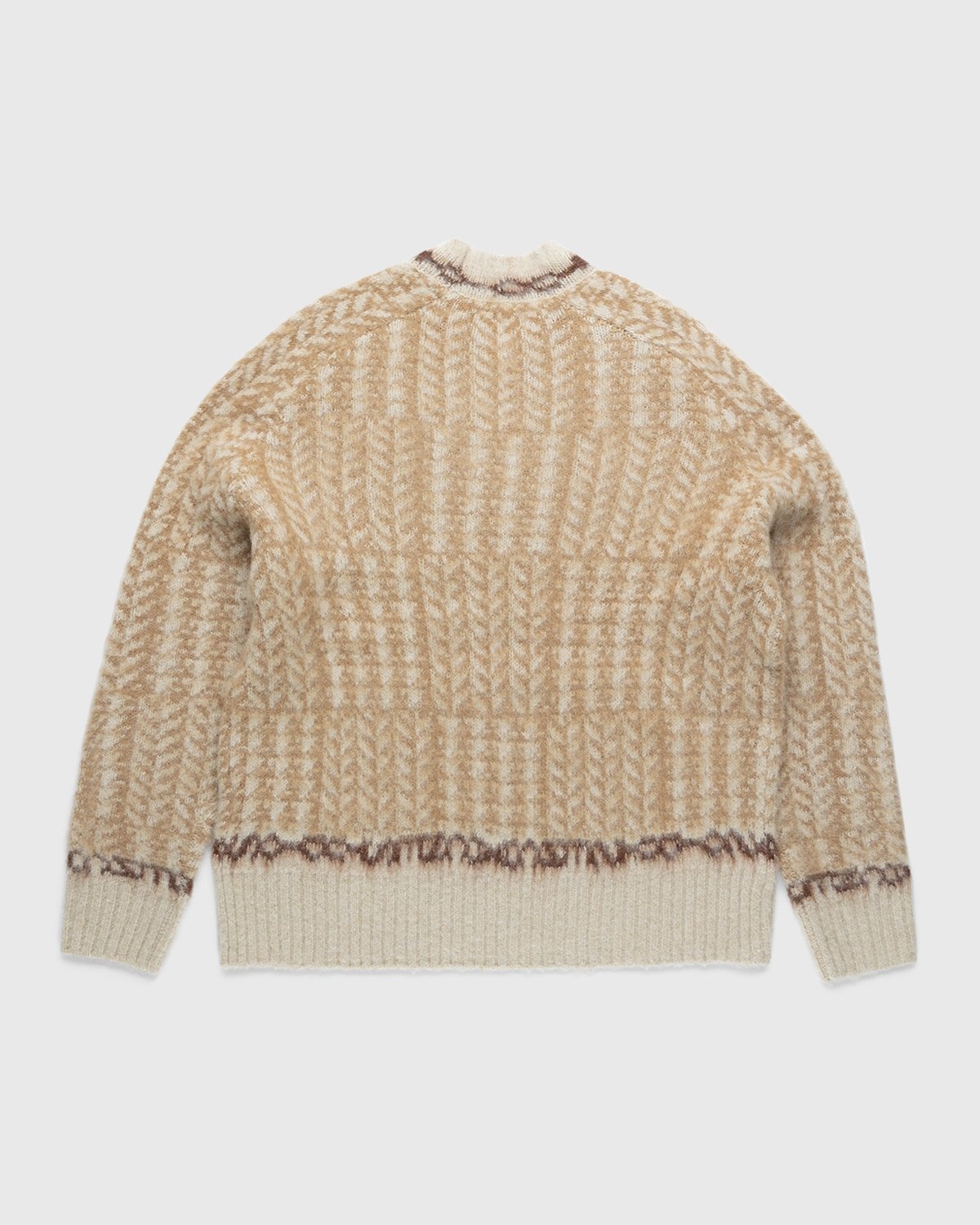 Acne Studios – Knit Sweater Beige - Knitwear - Beige - Image 2