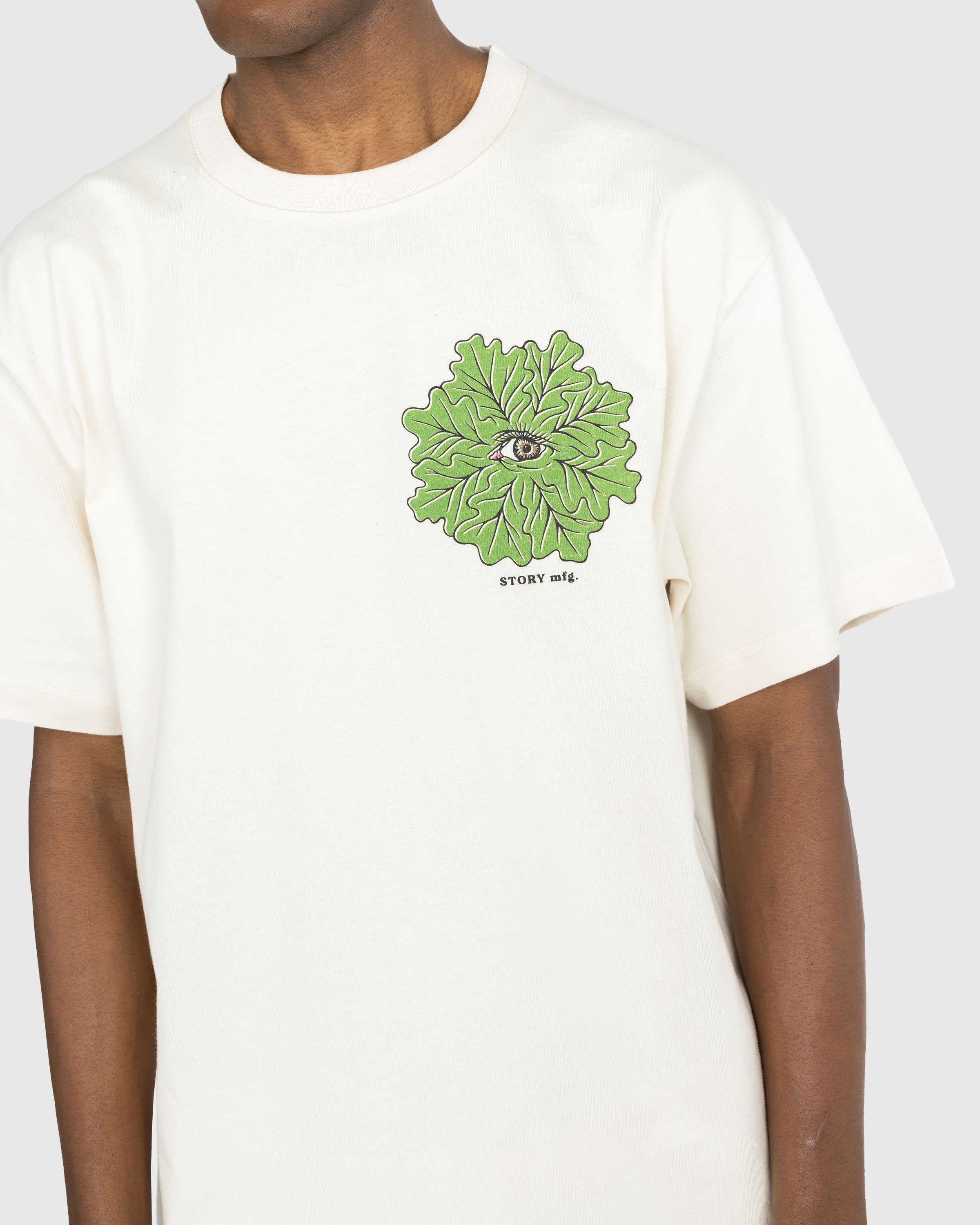 Story mfg. – Speaking Tree SS Off-White - T-shirts - Beige - Image 4