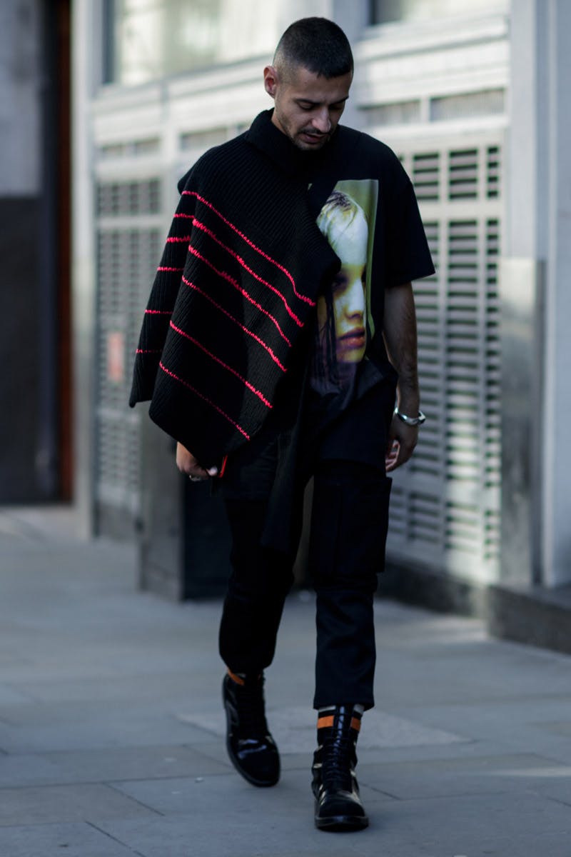 london fashion week street style7 LFW Leo Dicaprio Raf Simons