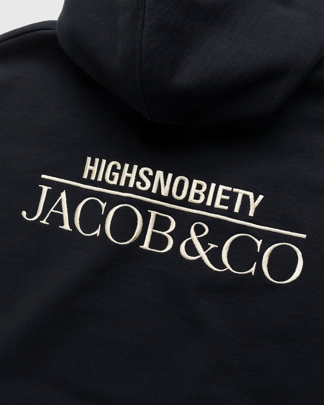 Jacob & Co. x Highsnobiety – City Fleece Hoodie Black - Sweats - Black - Image 3