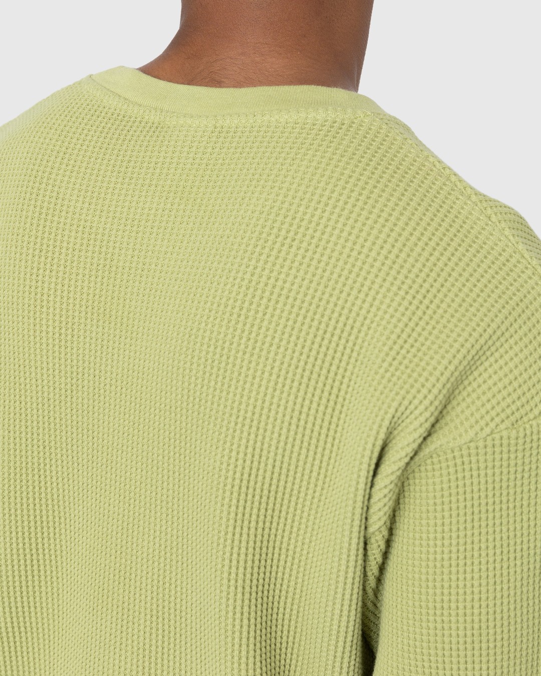 Highsnobiety – Thermal Crew Olive - Sweats - Green - Image 5