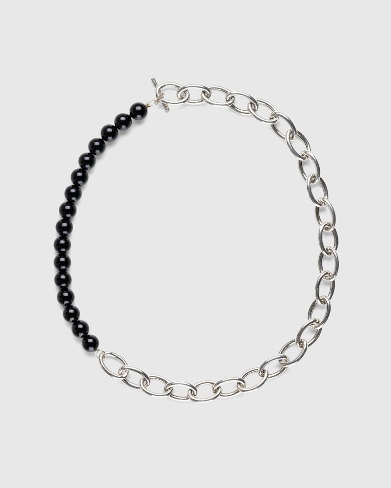 Solidity Necklace 4 Silver/Black