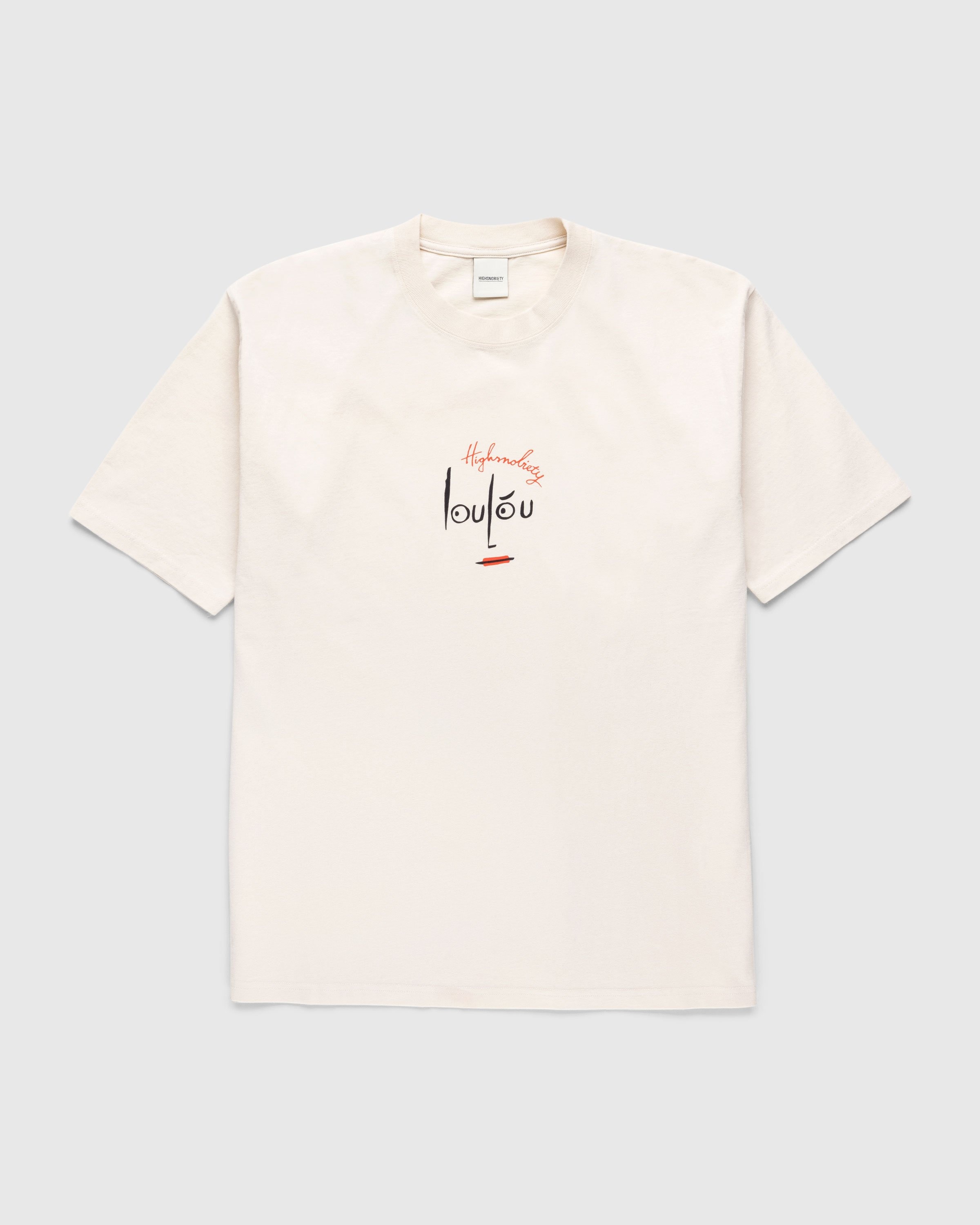 Loulou Paris x Highsnobiety – T-Shirt Eggshell | Highsnobiety Shop