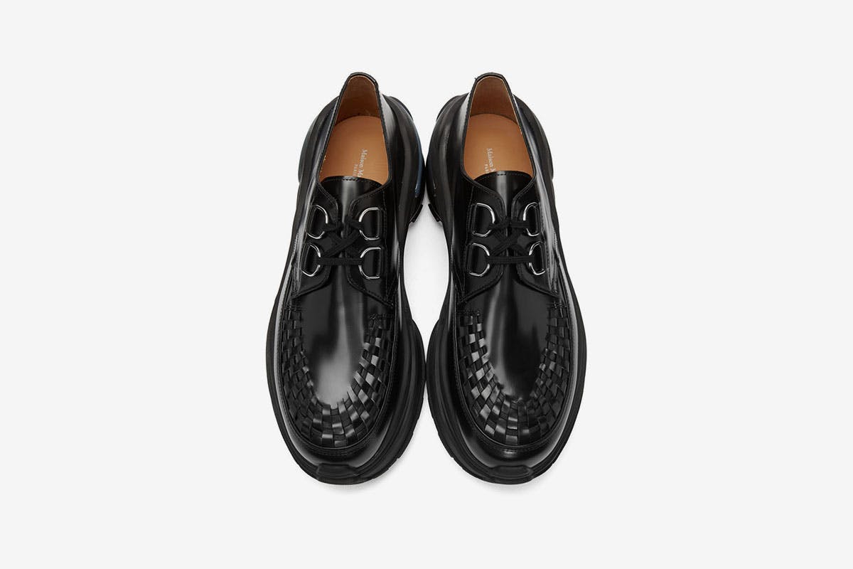 Maison Margiela Creeper black leather