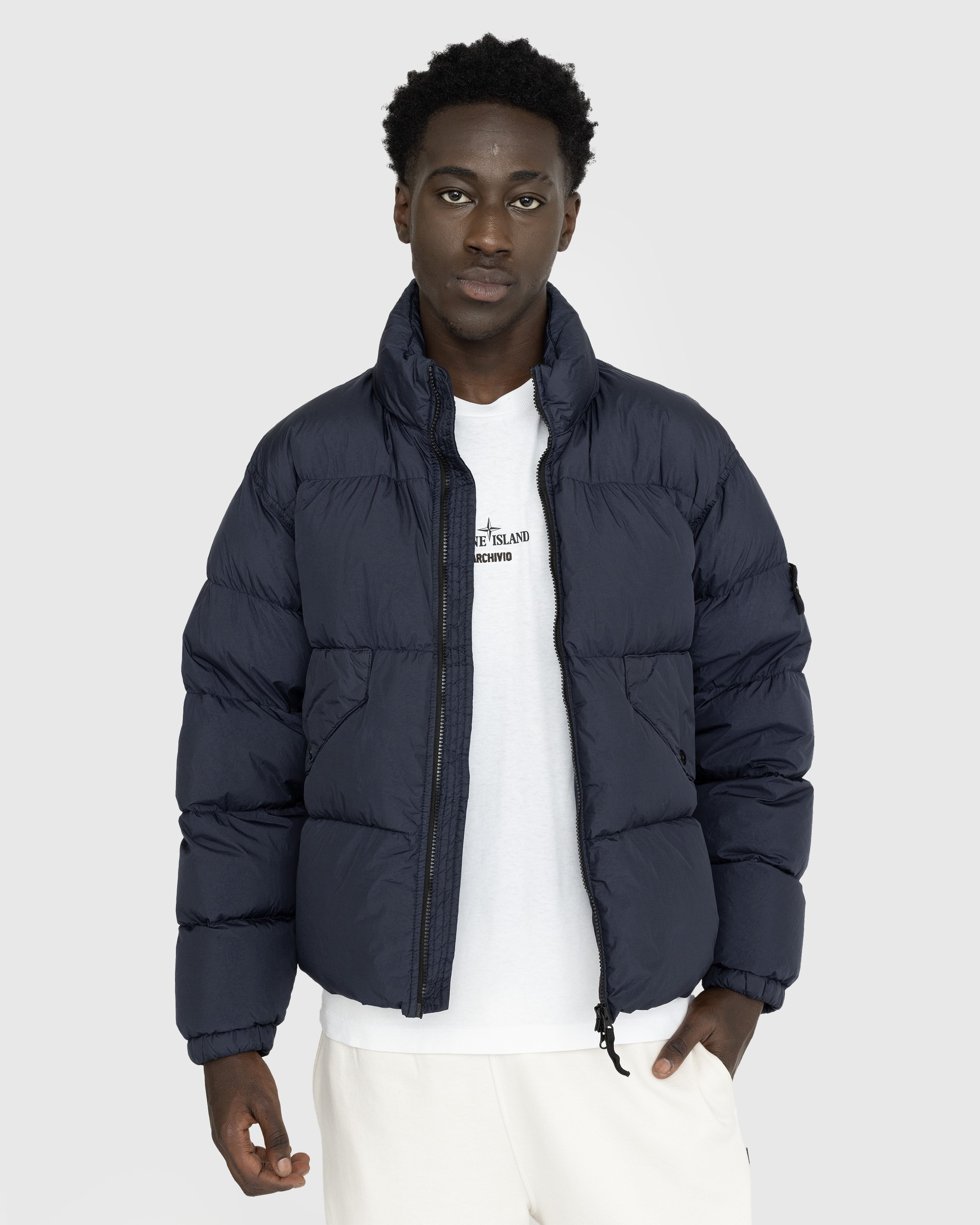 Stone island down hot sale