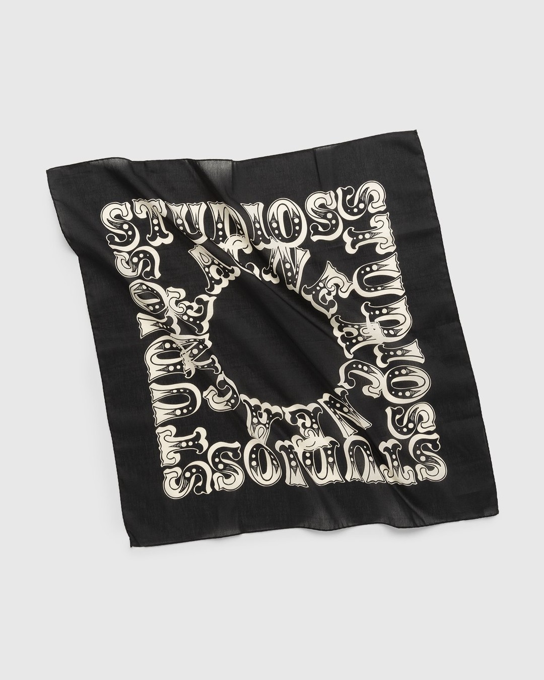 Acne Studios – Circus Font Scarf Black - Scarves - Black - Image 3