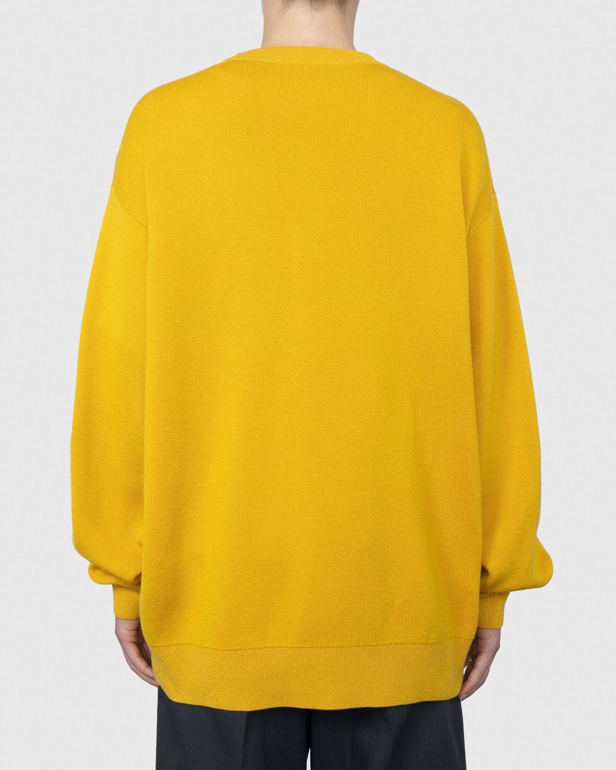 Acne Studios Merino Wool Crewneck Sweater Yellow Highsnobiety Shop