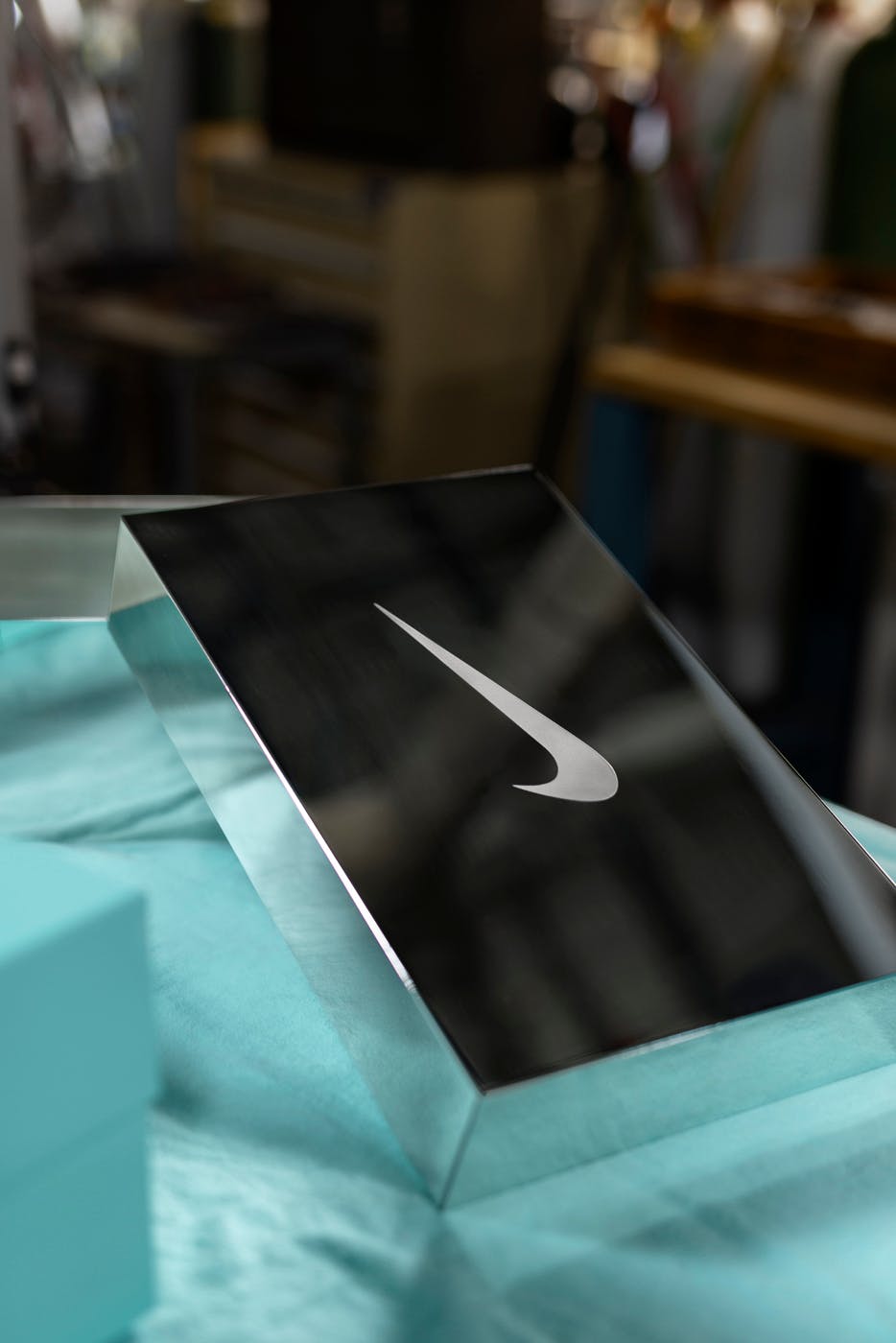 Tiffany's 23lb Silver Nike Shoebox Is the Ultimate Swoosh Flex