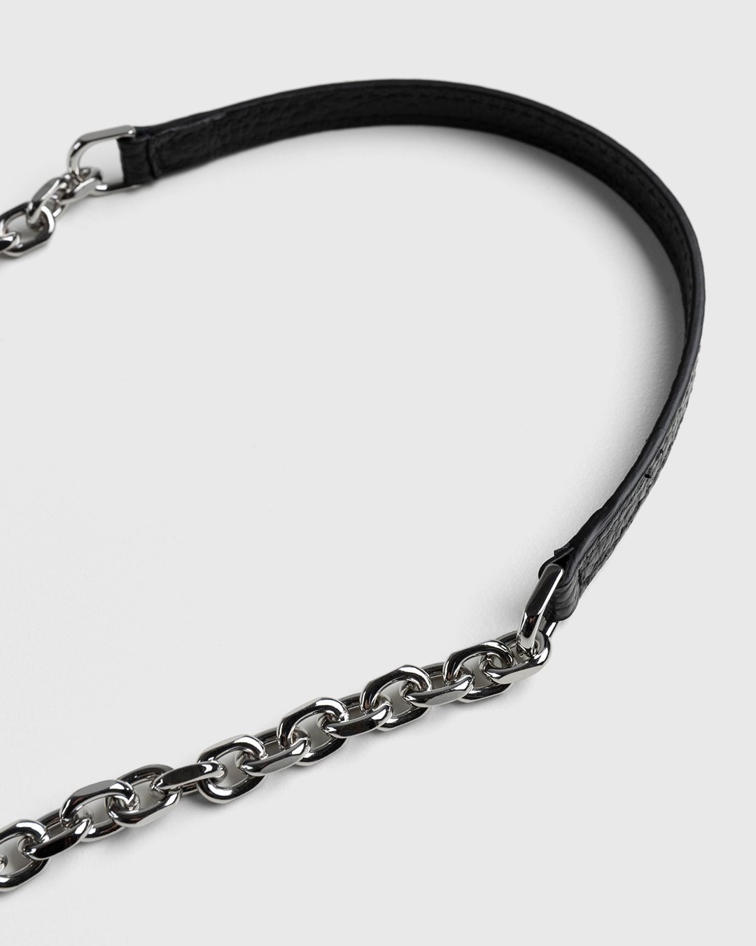 Maison Margiela – Leather Wallet With Chain Black - Wallets - Black - Image 4