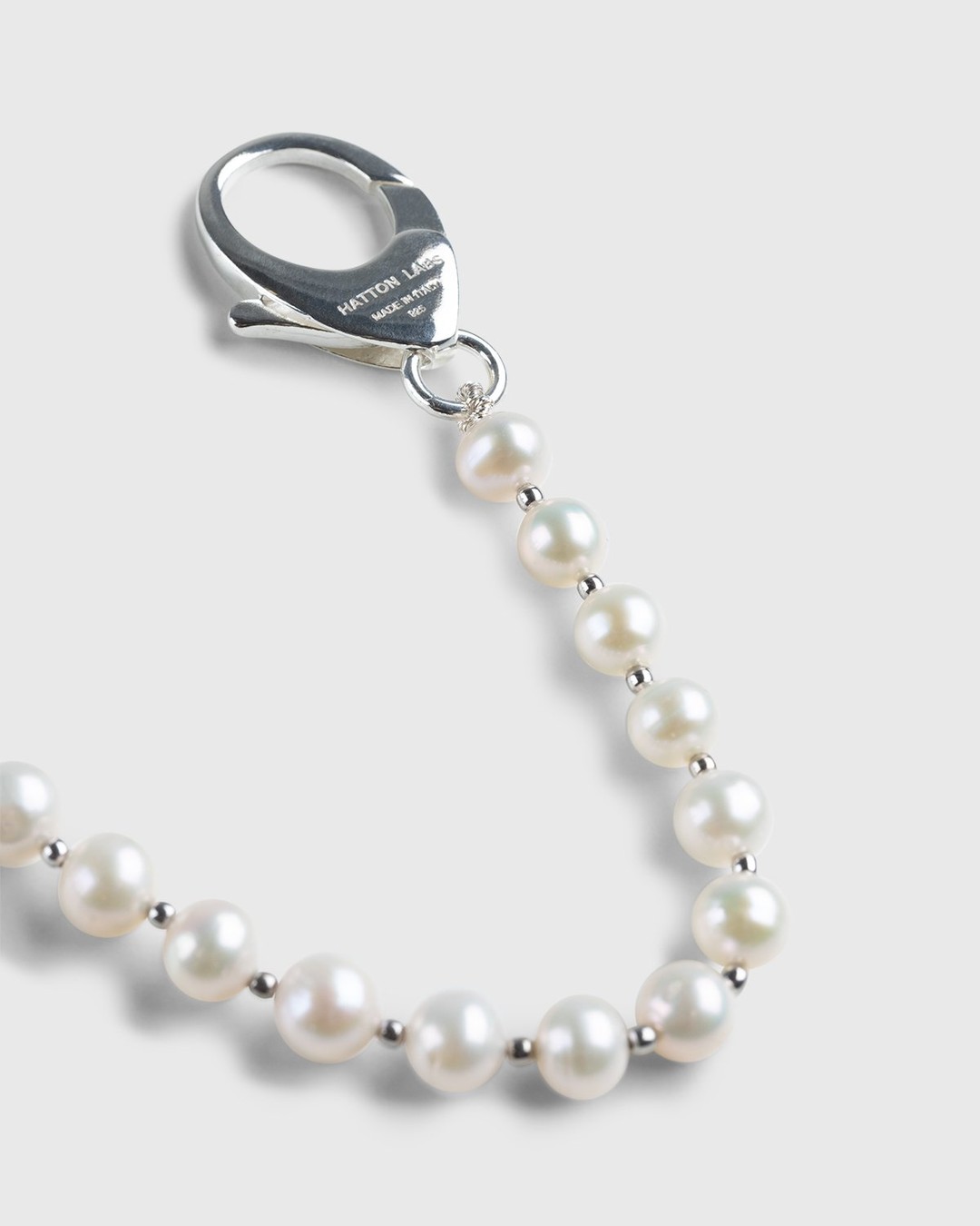 Hatton Labs – White Pearl Chain - Necklaces - White - Image 2