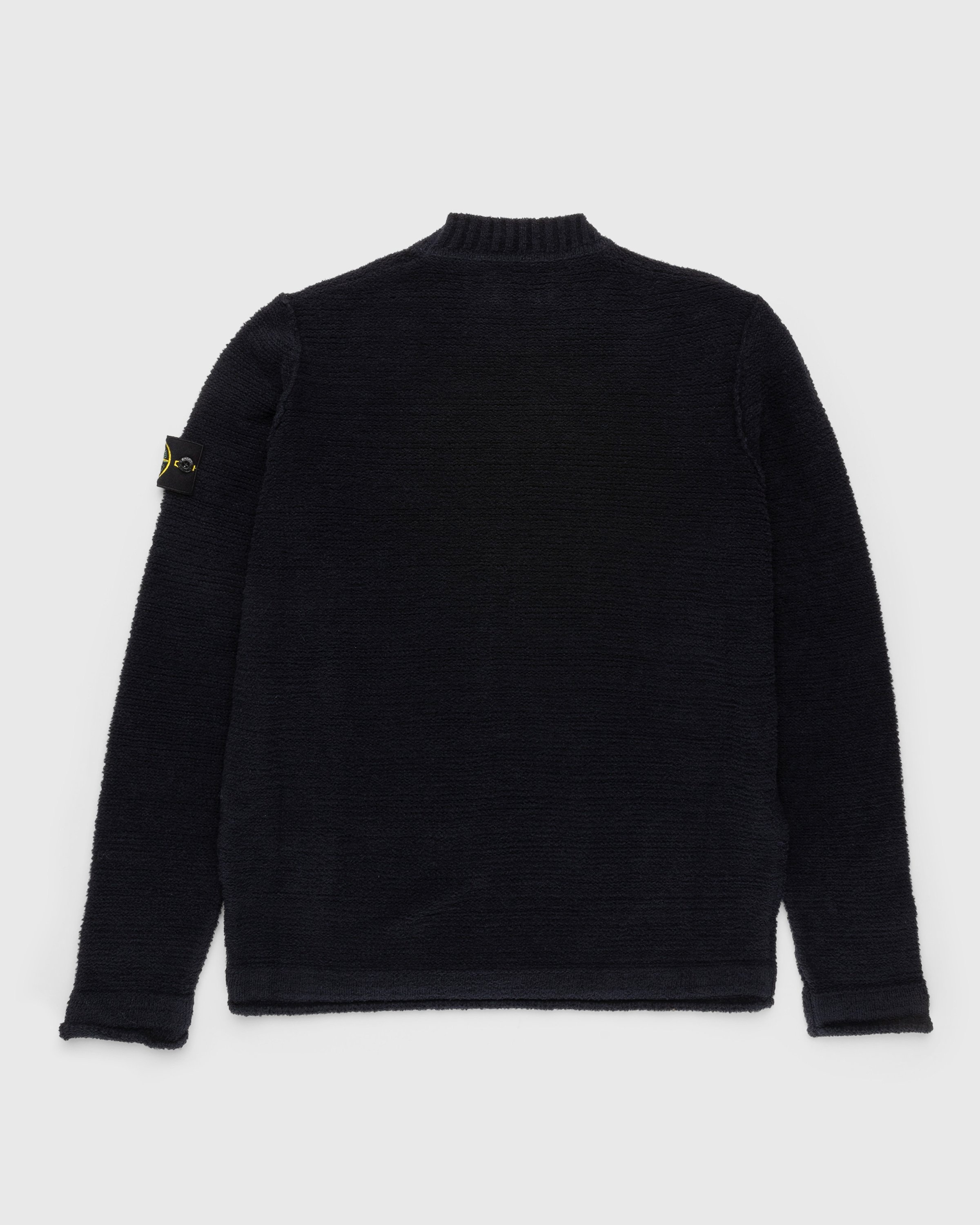 Stone Island – Cotton Crewneck Sweater Navy Blue - Knitwear - Blue - Image 2