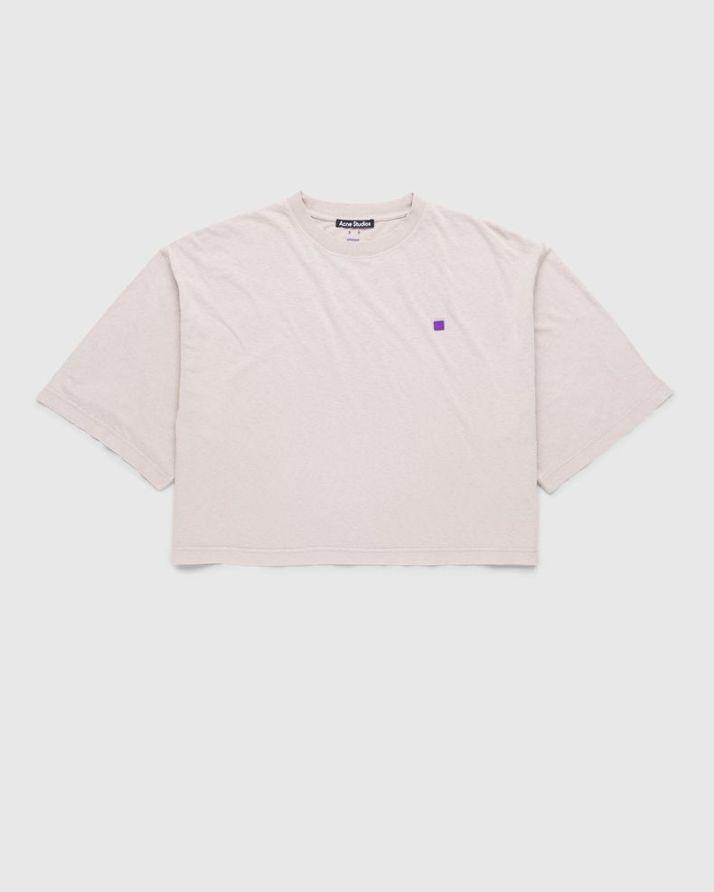 Acne Studios – Cropped T-Shirt Dusty Beige