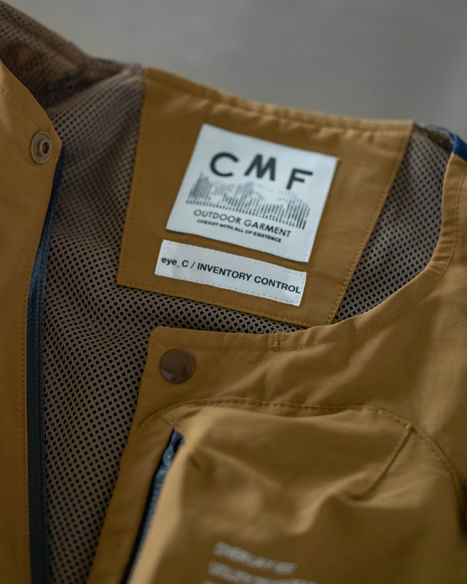 eye_C & CMF Outdoor Garment Overlay Vest Collaboration