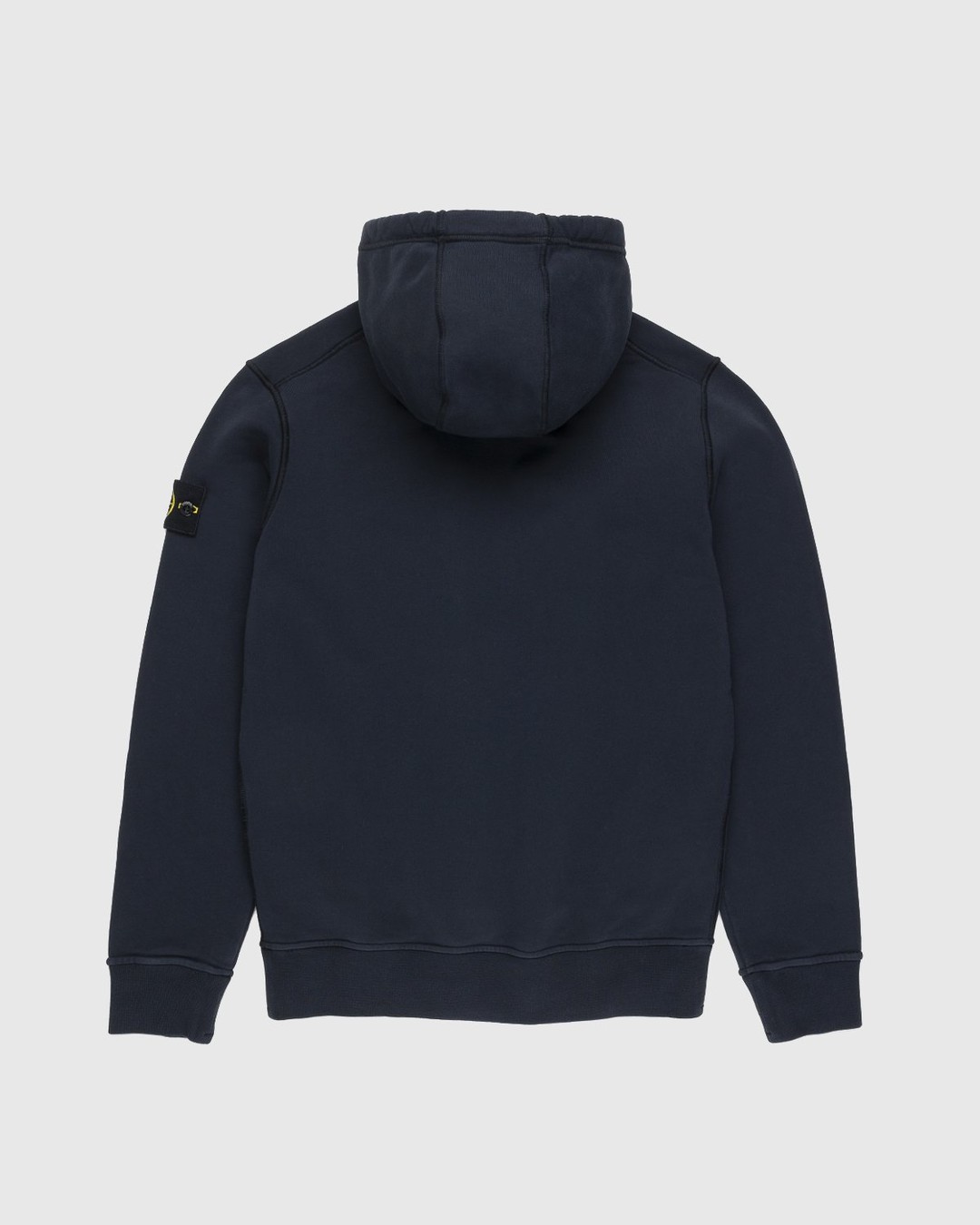 Navy blue stone island hoodie deals