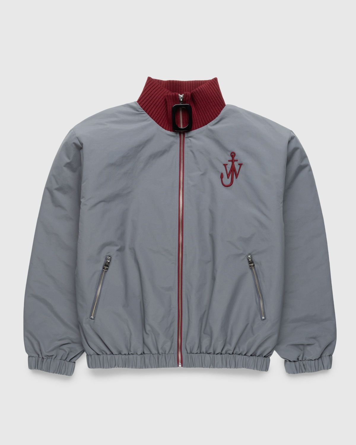 J.W. Anderson – Contrast Zip Front Blouson Grey - Outerwear - Grey - Image 1
