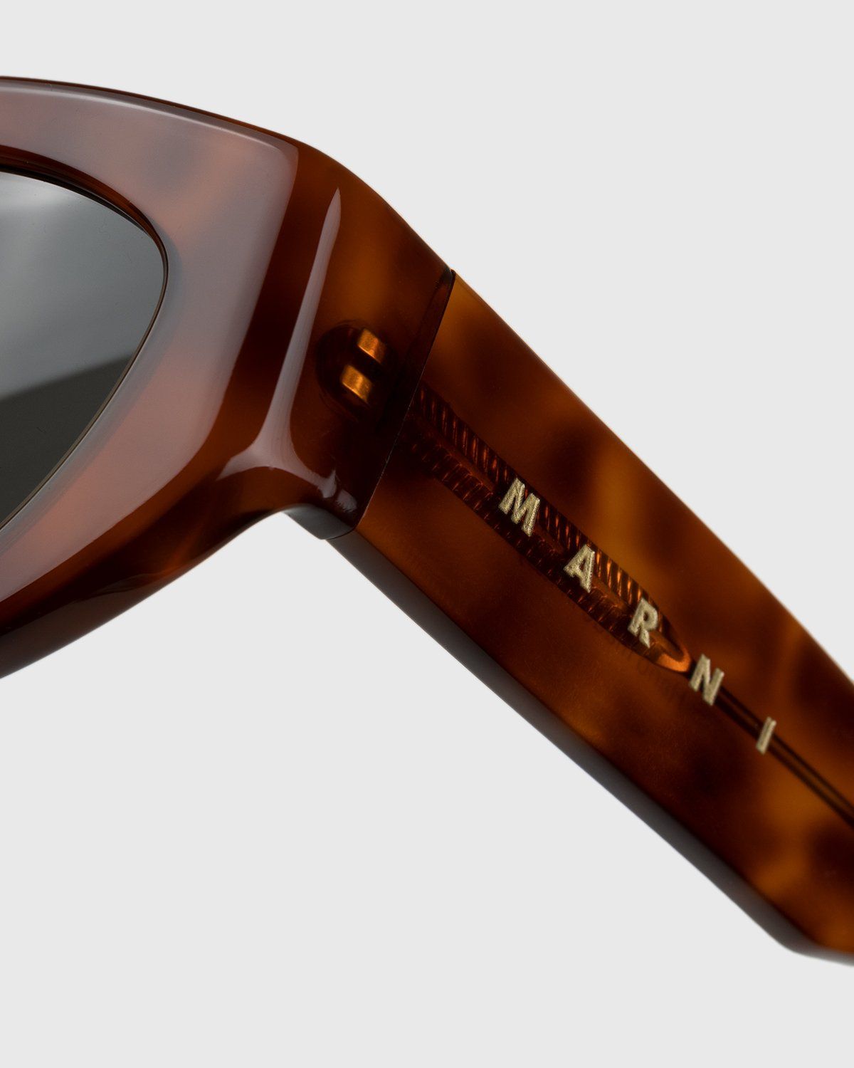 Marni – Rainbow Mountains Sunglasses Blonde Havana - Sunglasses - Brown - Image 3