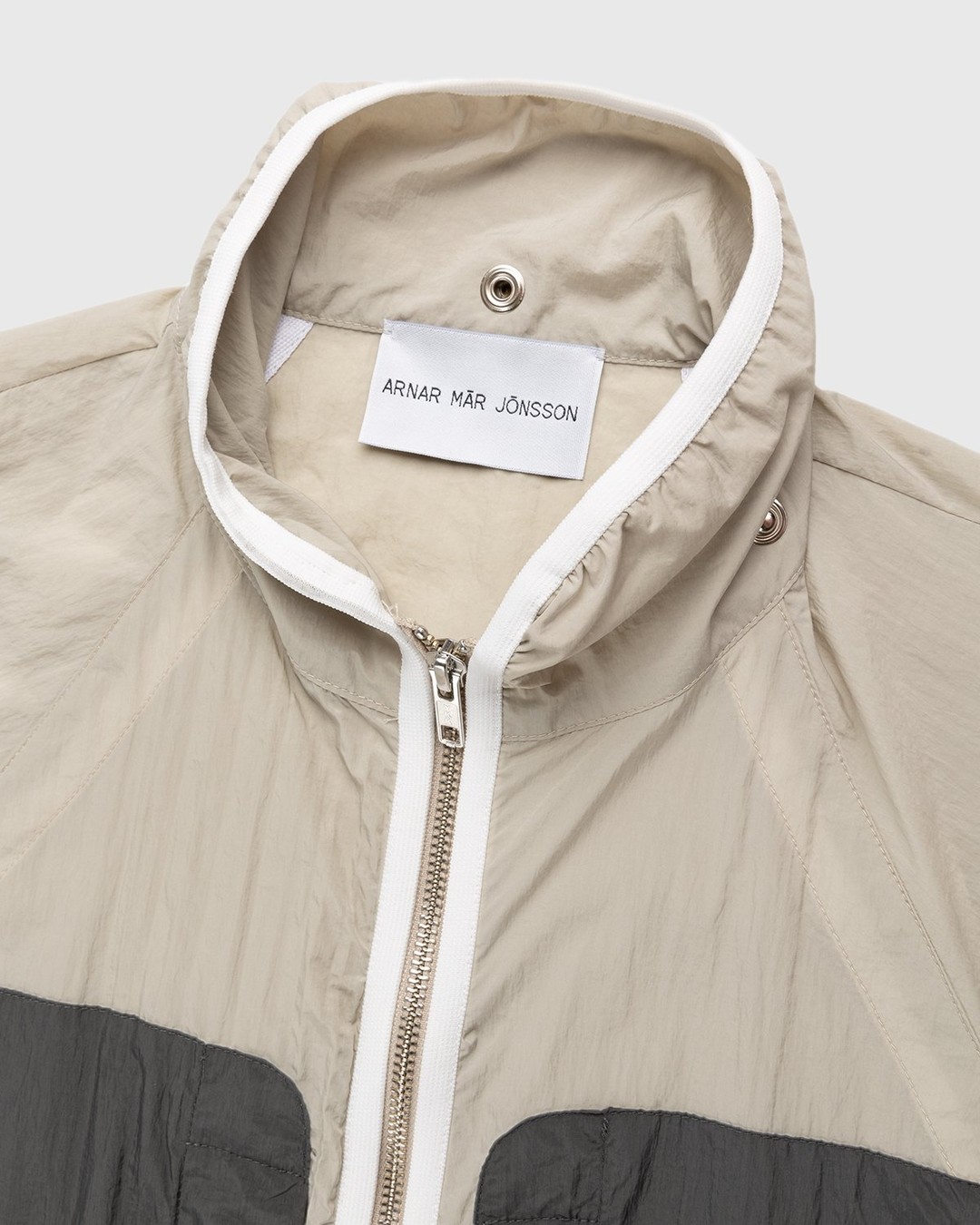 Arnar Mar Jonsson – Angurgapi Tracktop Stone/Charcoal - Outerwear - Beige - Image 4