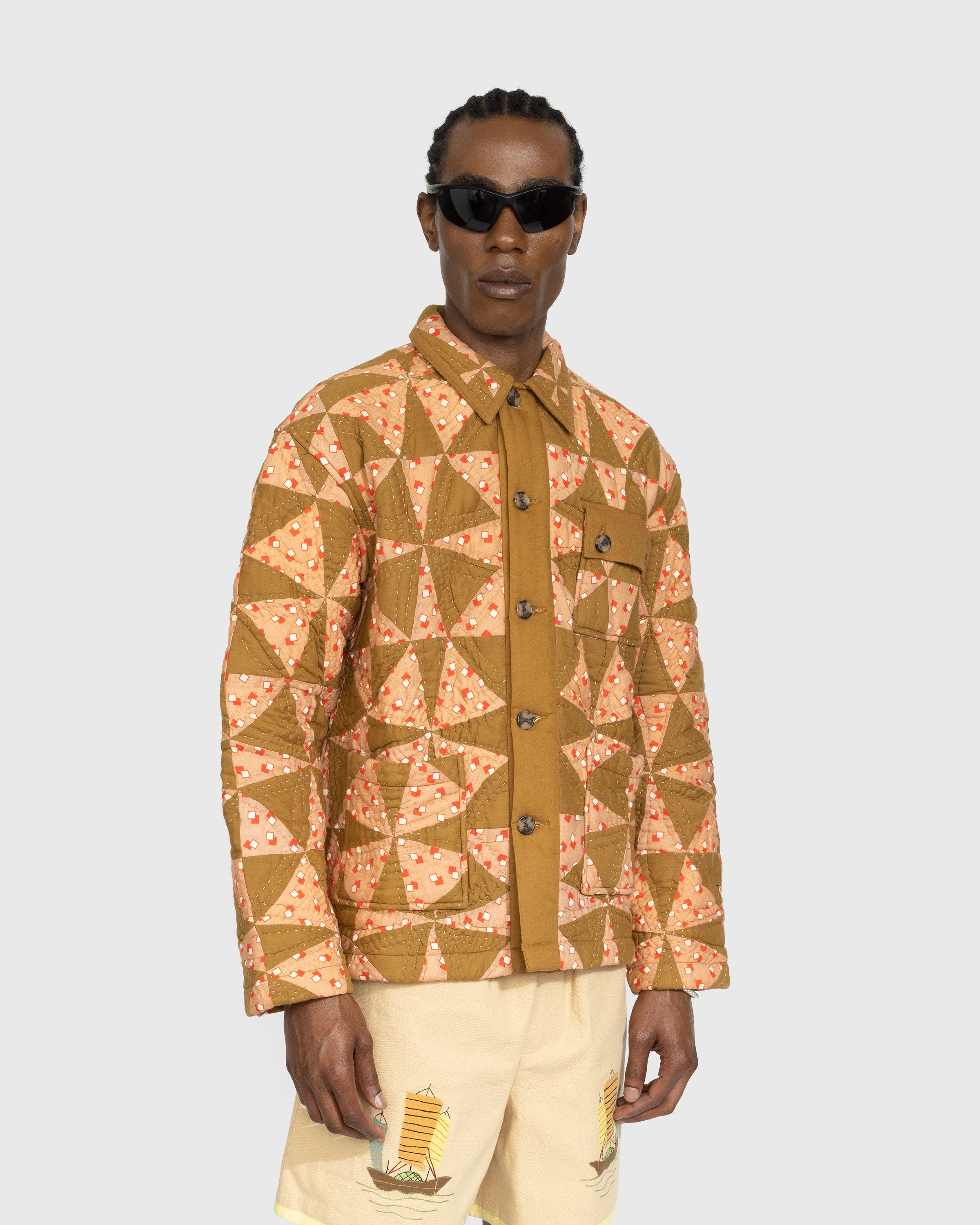 Bode – Kaleidoscope Quilt Jacket - Outerwear - Pink - Image 2