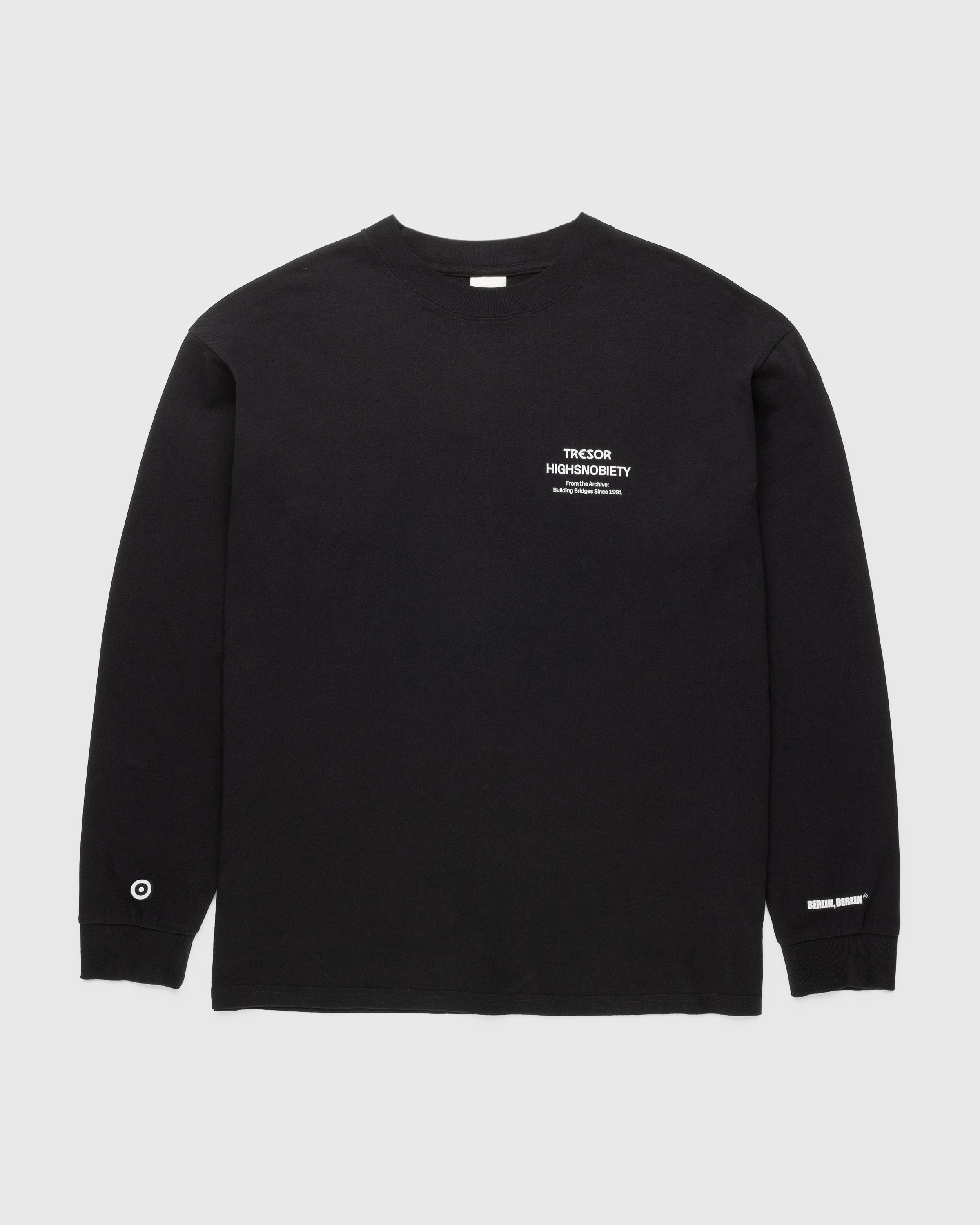 Tresor x Highsnobiety – BERLIN, BERLIN 3 Longsleeve Black ...