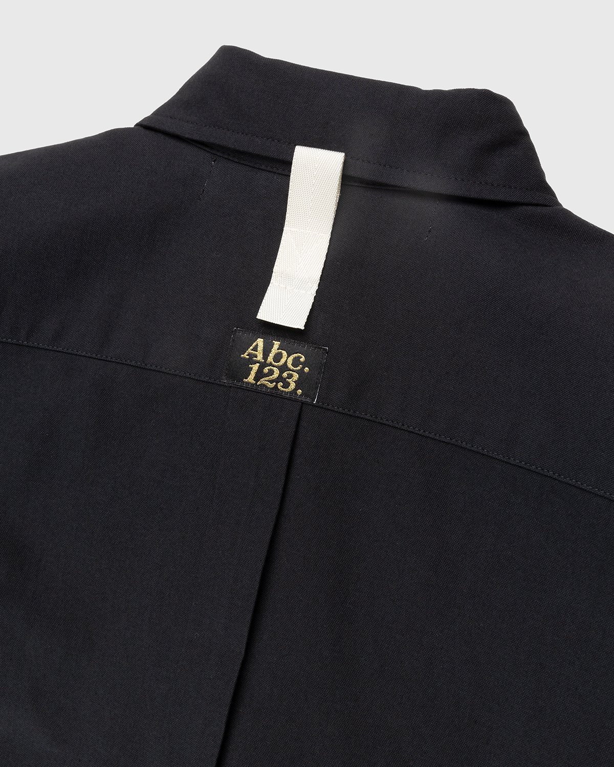 Abc. – Oxford Woven Shirt Anthracite - Shirts - Black - Image 5