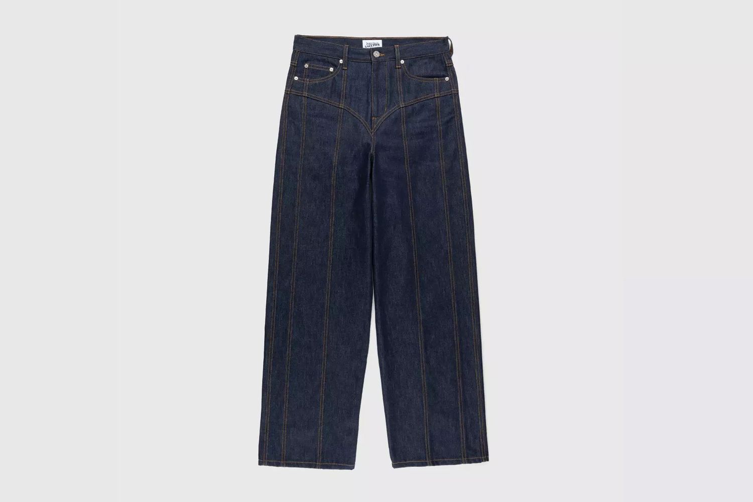 Raw Low-Rise Jeans
