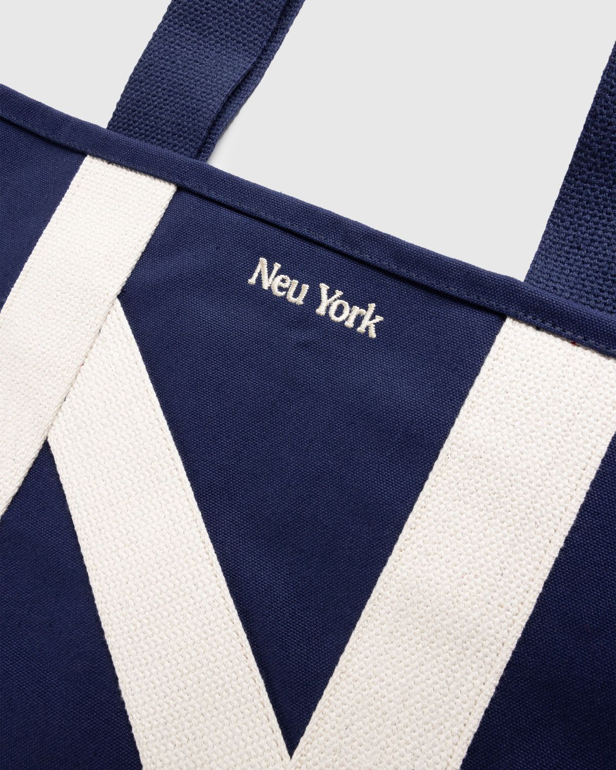 Highsnobiety – Neu York Canvas Tote Bag - Bags - Blue - Image 3