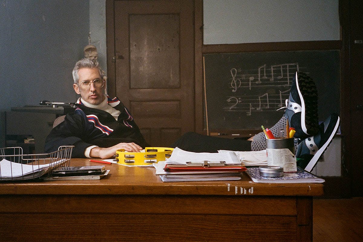 DJ Stretch Armstrong wears the new Saucony Jazz 81.