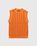 AGR – Creative Cable Mohair Vest - Knitwear - Orange - Image 1