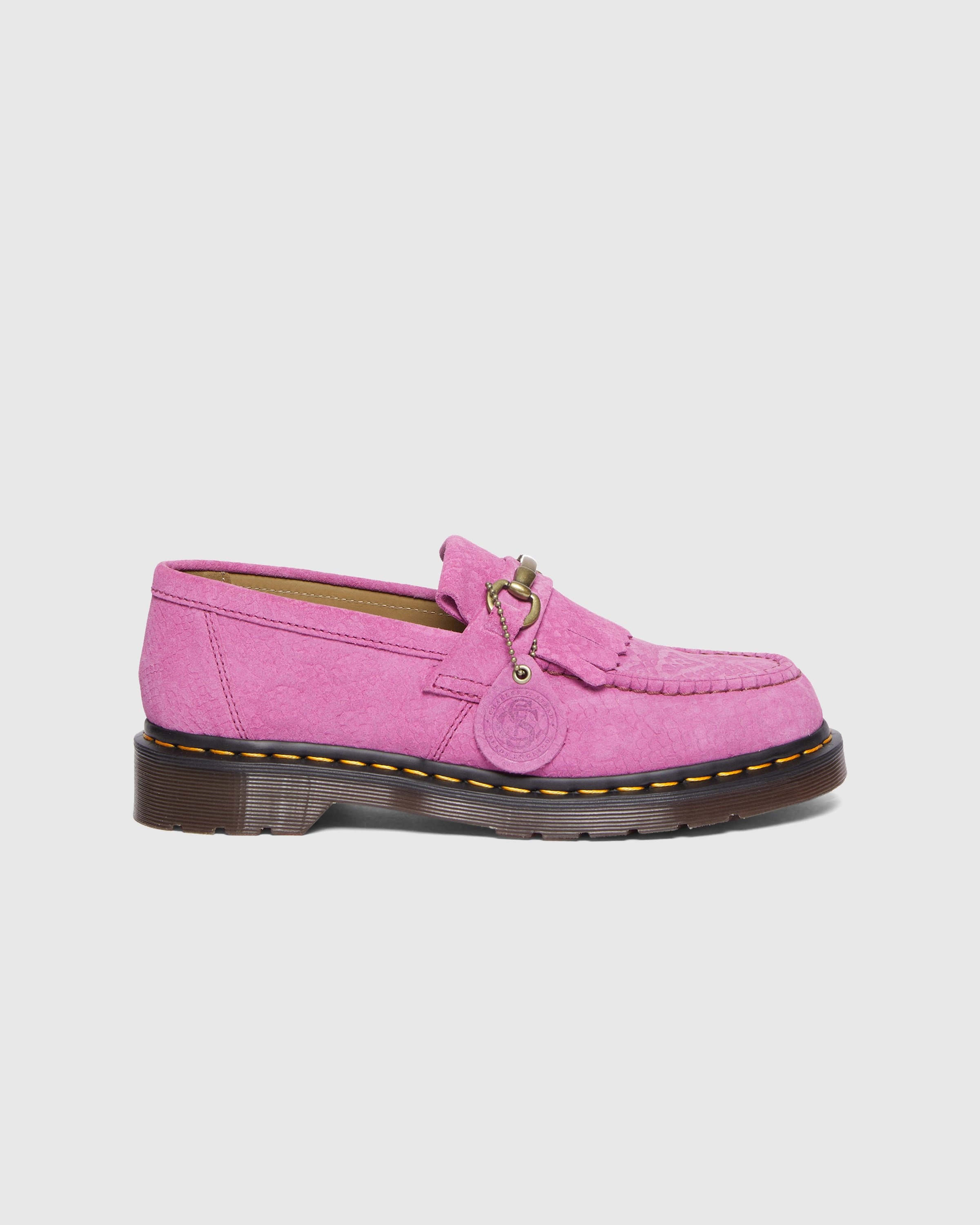 Dr. Martens Adrian Snaffle Thrift Pink Python Emboss