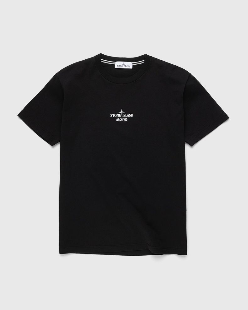 Stone Island – 2NS91 Garment-Dyed Archivio T-Shirt Black 