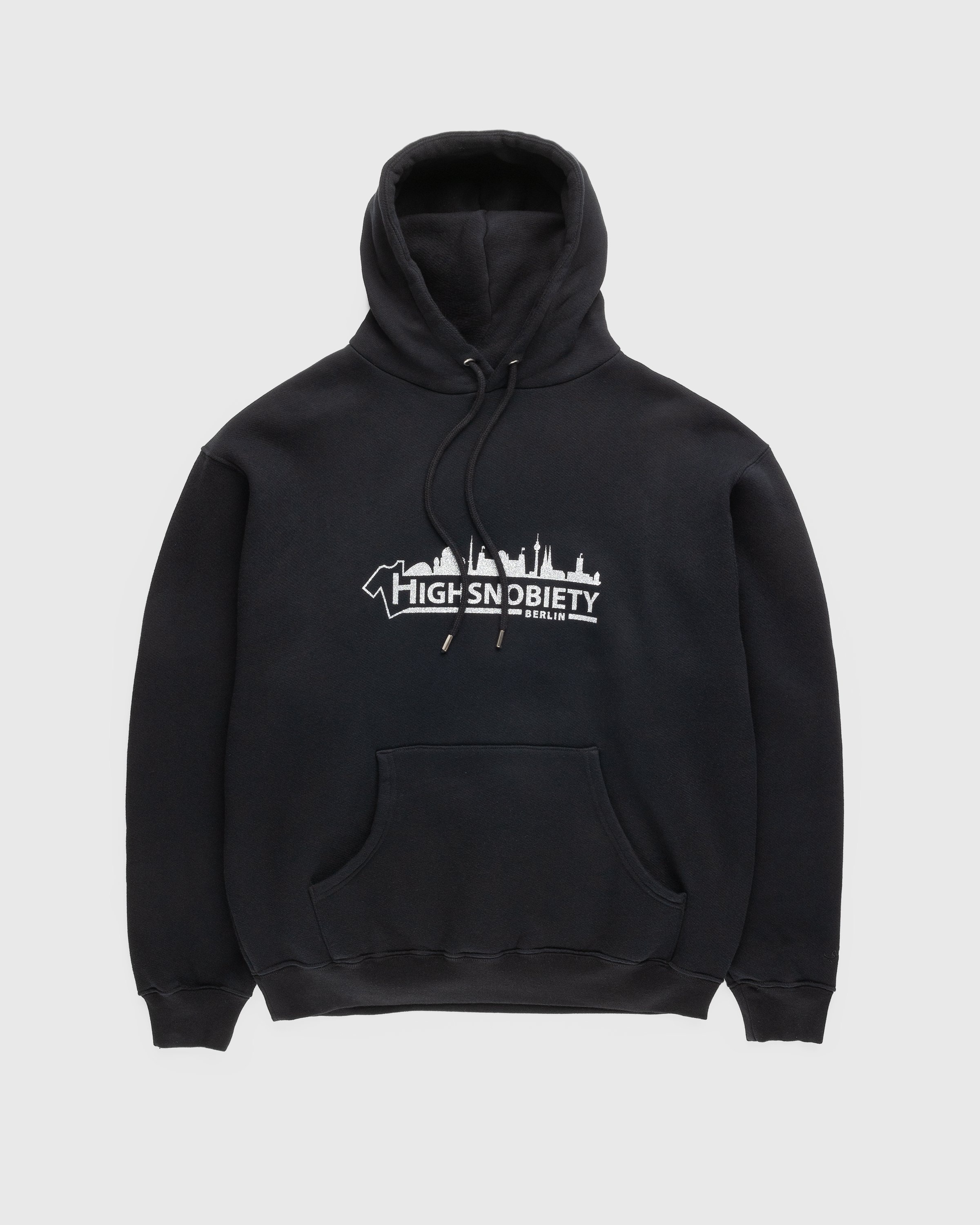 Live From Earth x Highsnobiety – BERLIN, BERLIN 3 Logo Hoodie Black - Sweats - Black - Image 1