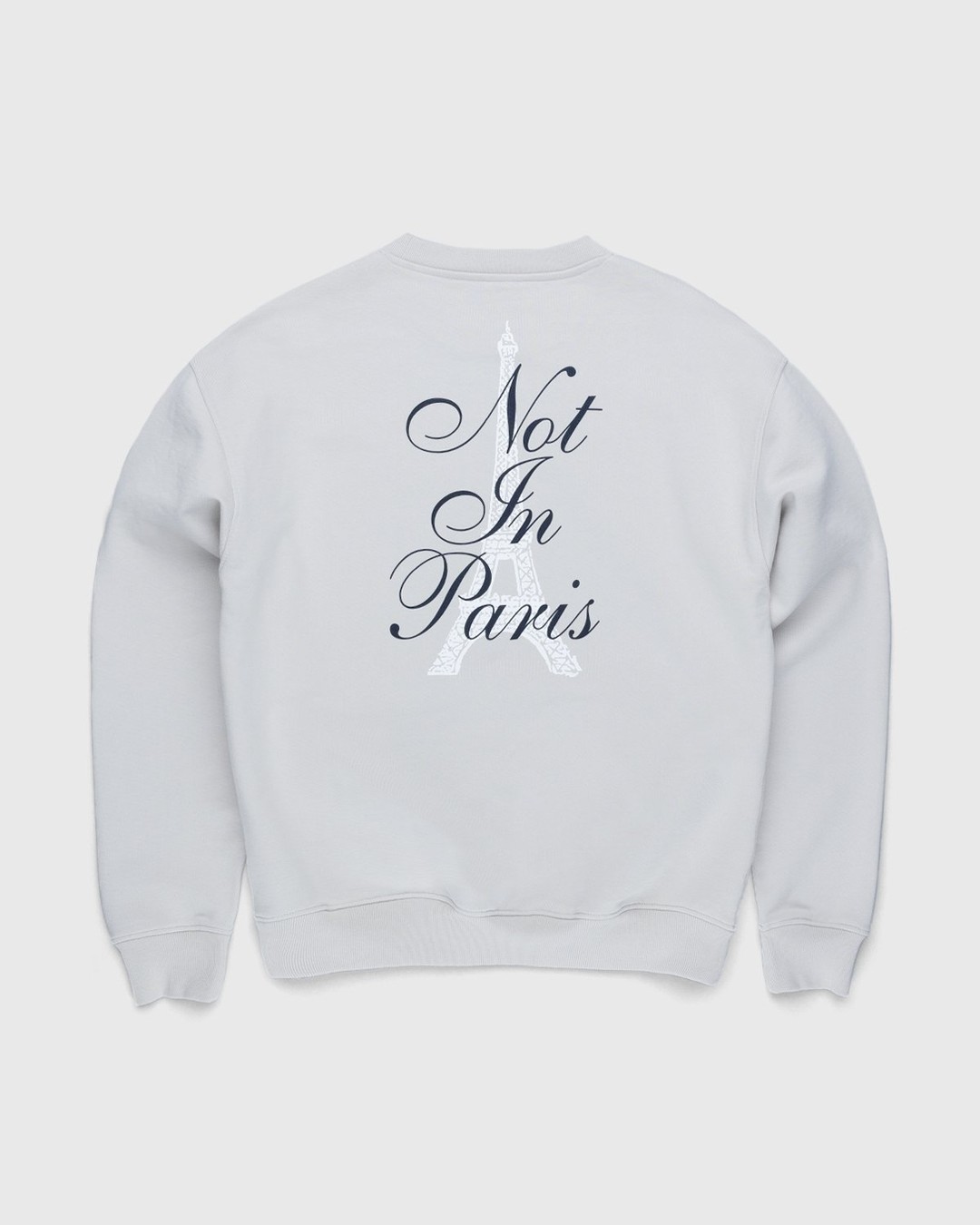 Highsnobiety – Not In Paris 3 Tour Eiffel Crewneck Natural - Sweats - Grey - Image 1
