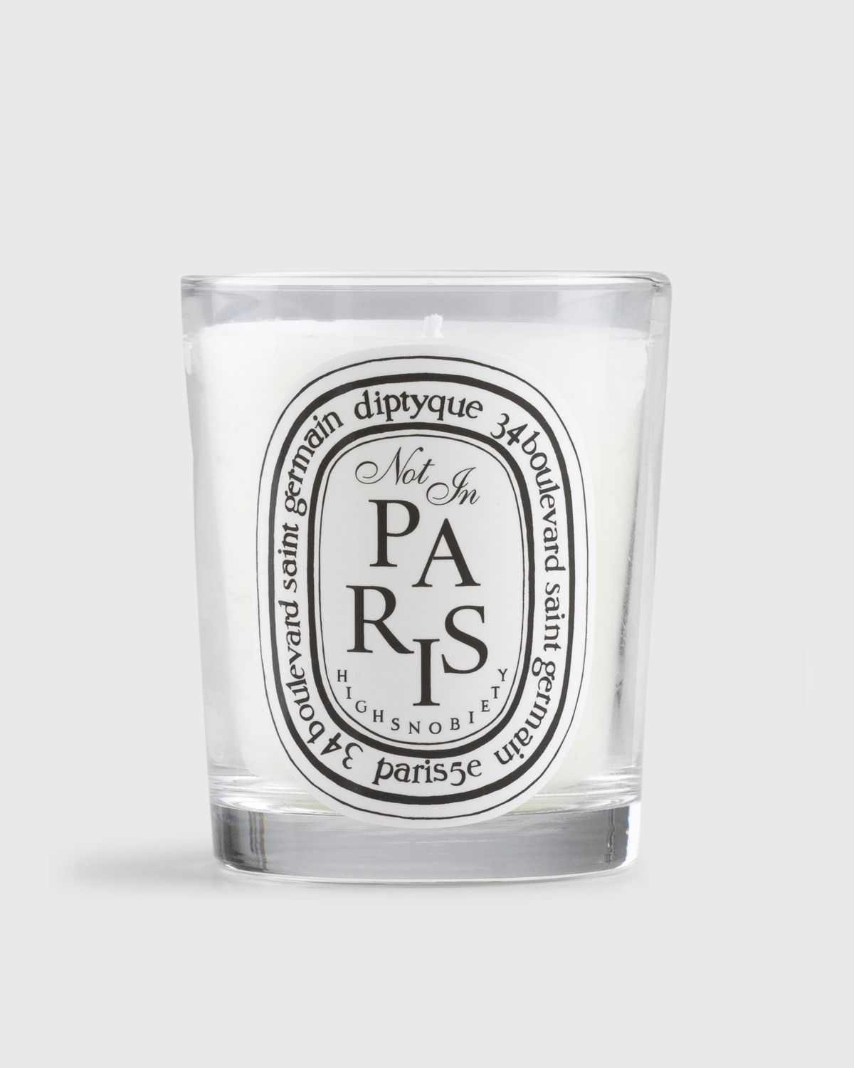 Diptyque x Highsnobiety – Not In Paris 4 Scented Candle White - Candles & Fragrances - White - Image 1