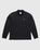 Highsnobiety – Heavy Logo Staples Mock Neck Black - T-shirts - Black - Image 1