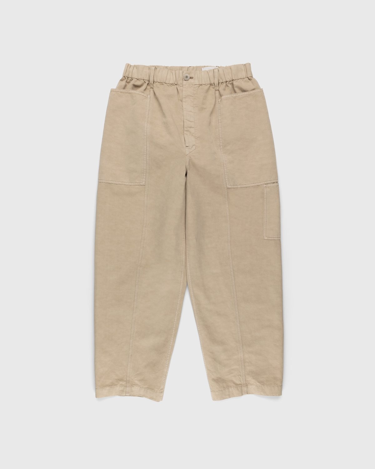 Lemaire – Fatigue Pants Natural Beige - Pants - Beige - Image 1