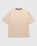 Acne Studios – Logo Collar T-Shirt Cream Beige - T-shirts - Beige - Image 2