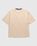 Acne Studios – Logo Collar T-Shirt Cream Beige - T-shirts - Beige - Image 2
