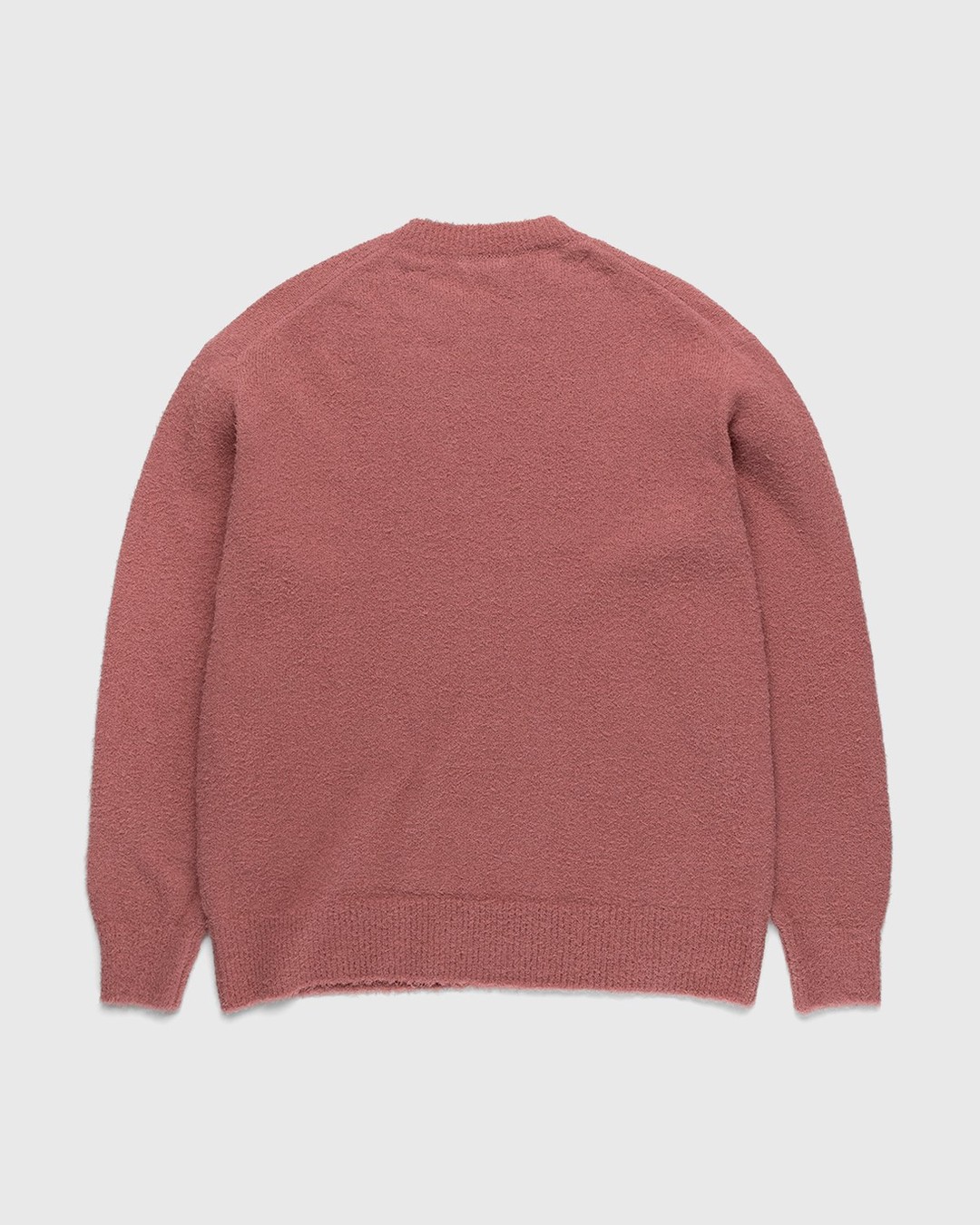Auralee – Cotton Linen Knit Pullover Pink - Knitwear - Pink - Image 2