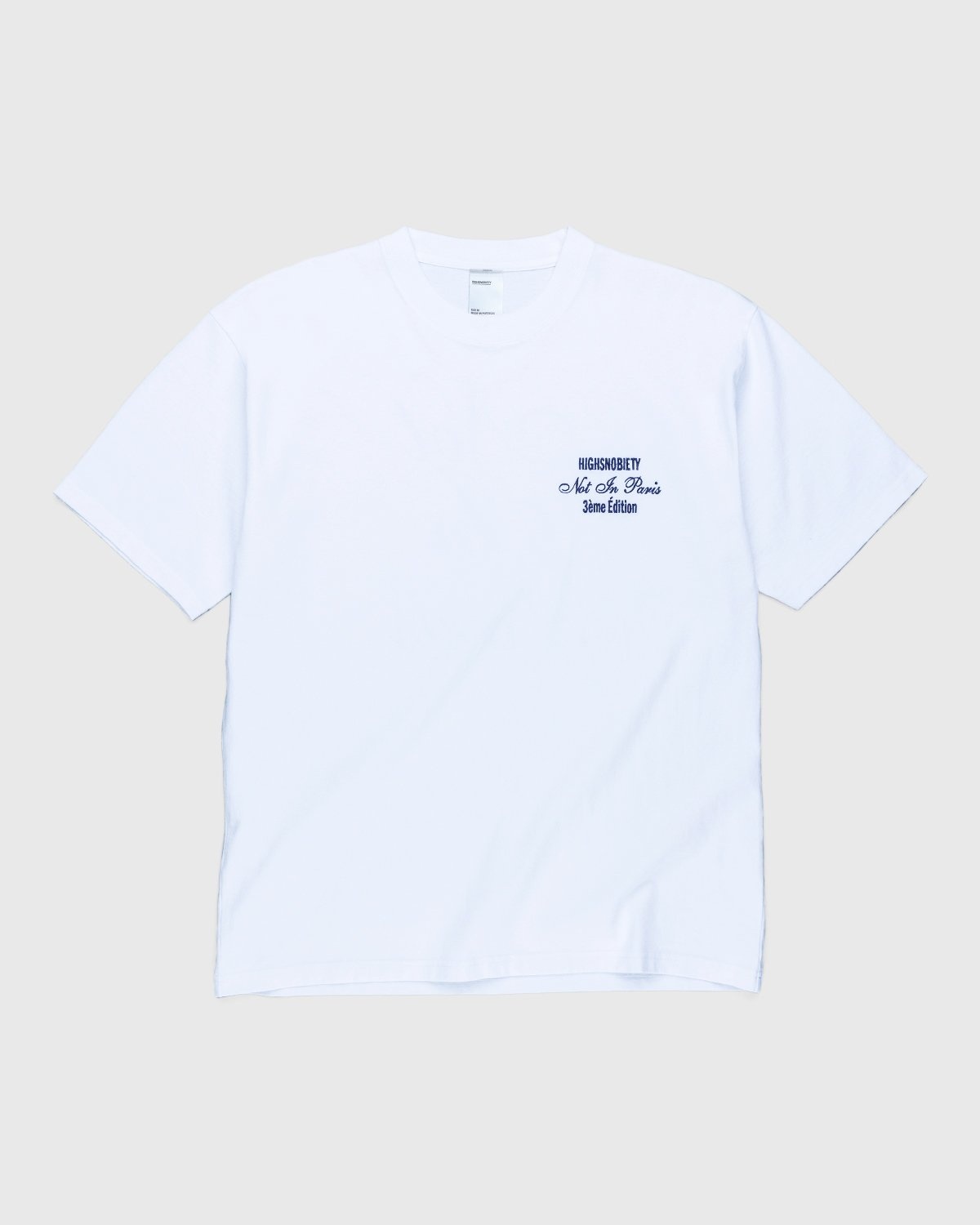 Highsnobiety – Not In Paris 3 Tour Eiffel T-Shirt White - Tops - White - Image 2