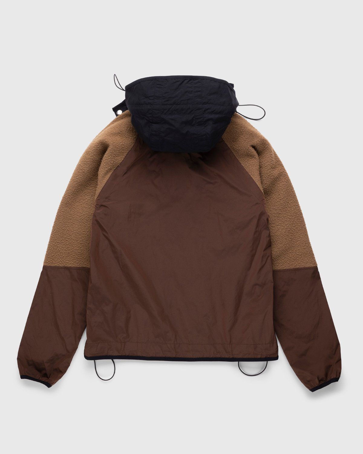 Arnar Mar Jonsson – Patch Pocket Hooded Tracktop Caramel Chocolate - Outerwear - Brown - Image 2