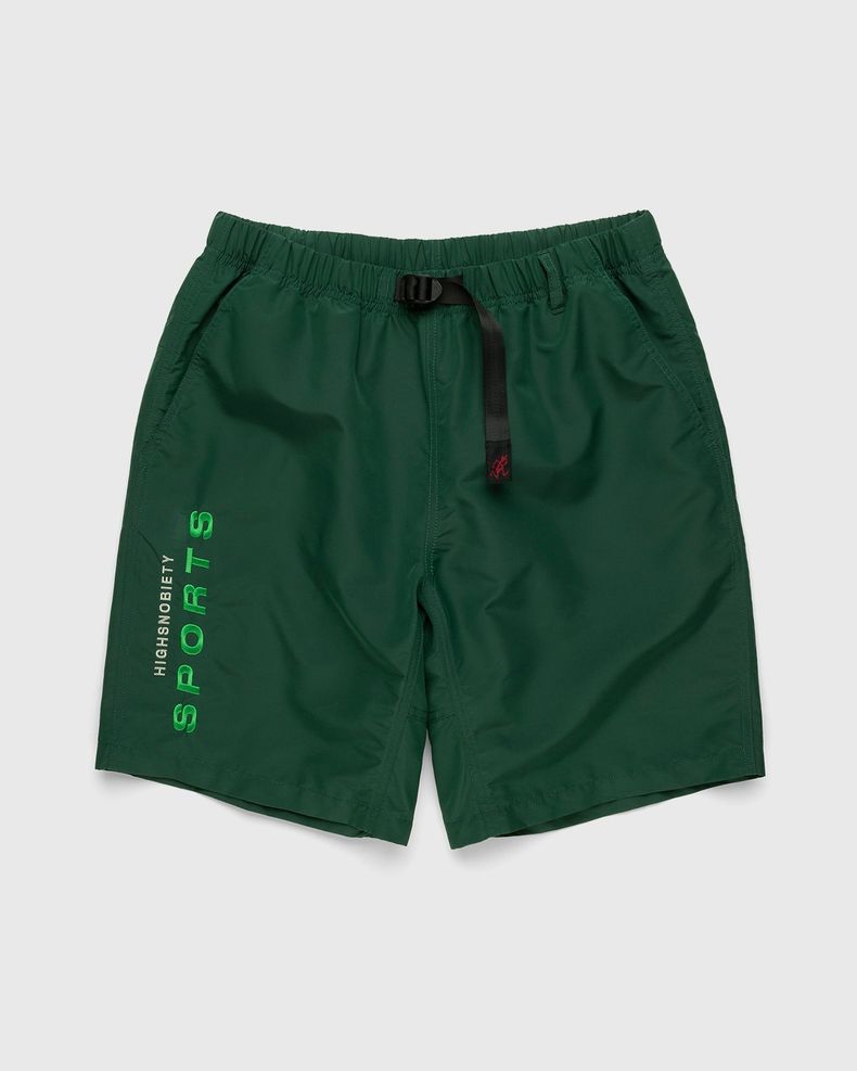 Gramicci x Highsnobiety – HS Sports Shell Packable Shorts Forest Green