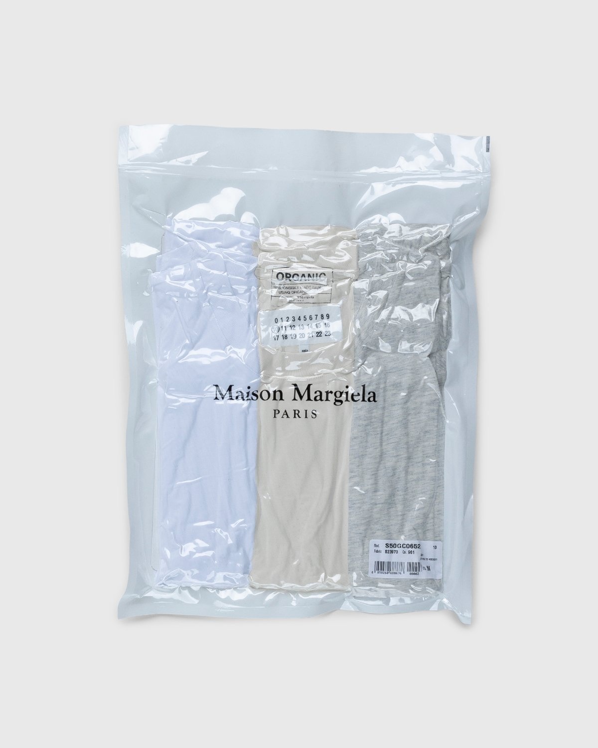 Maison Margiela – Classic Tee 3 Pack - Tops - Multi - Image 1