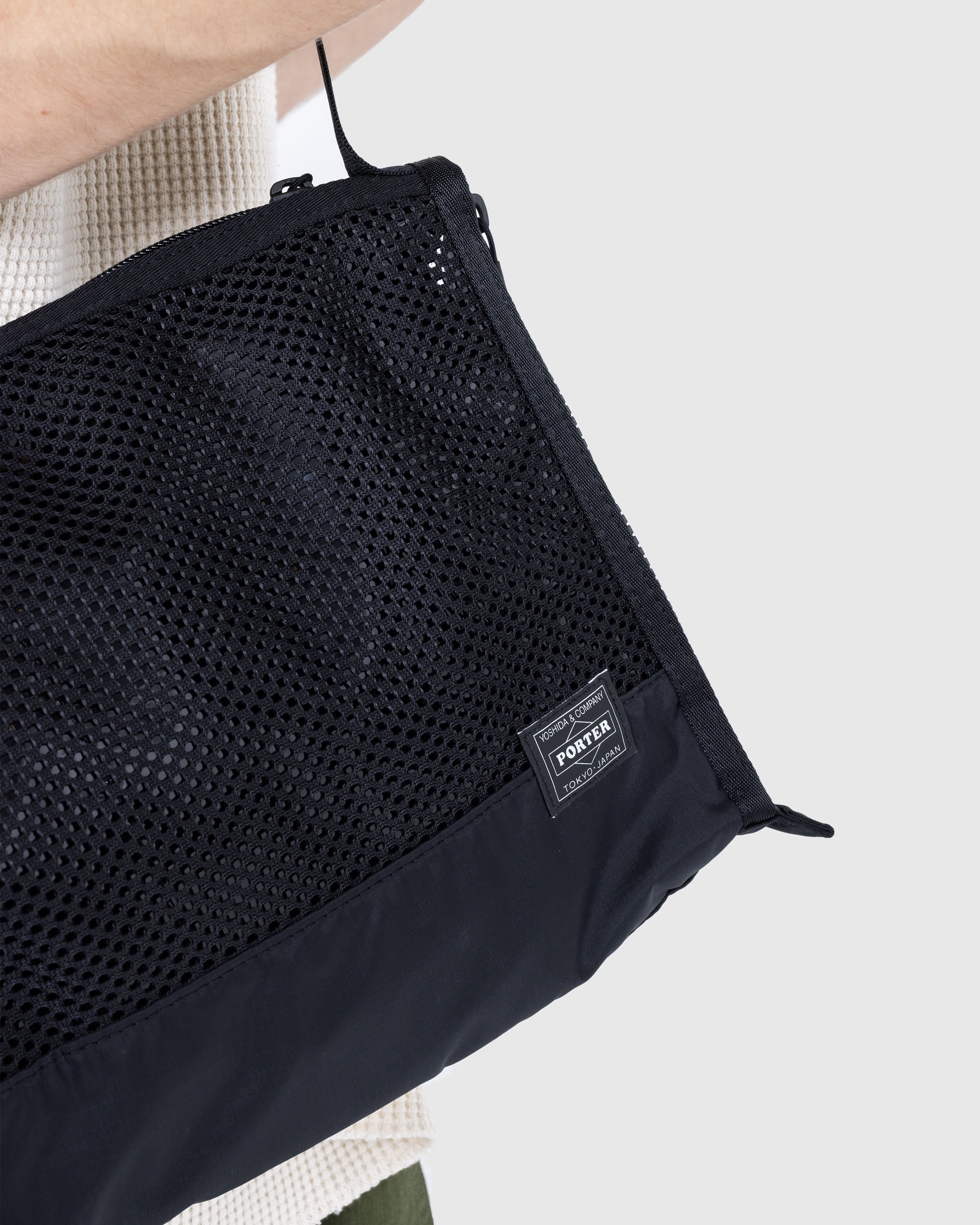 Porter-Yoshida & Co. – Screen Front Side Bag Black - Bags - Black - Image 3