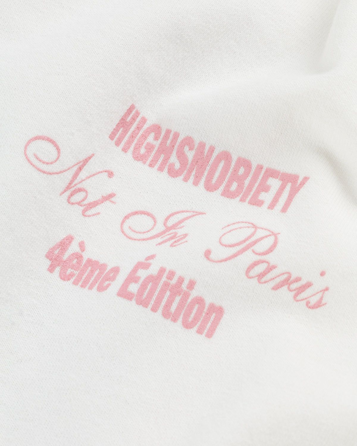 Hotel Olympia x Highsnobiety – Not In Paris 4 Cake T-Shirt White - Tops - White - Image 4